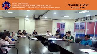 Procurement Livestream for DPWH La Union 1st DEO PreBid Conference on November 06 2024 [upl. by Brandi]