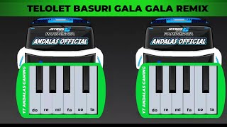 Telolet Basuri Gala Gala Remix Versi 2 Pianika [upl. by Iniffit816]