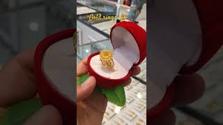 💫🇴🇲 Gold rings 21 k made in UAE foryou goldjewellerydesignsforwomen jewellerylover diamondring [upl. by Jourdain]