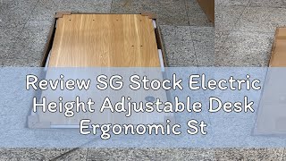 Review SG Stock Electric Height Adjustable Desk Ergonomic Standing Desk 4 Memory Height 120cm Offic [upl. by Leiruh767]