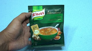 Knorr International Thai Vegetable Soup Ready In 1 Minute [upl. by Itsrejk]