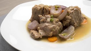 Receta de cuellos de cordero en salsa  Karlos Arguiñano [upl. by Yemerej146]