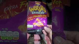 Wotsits crunchy flaming hot 🔥 [upl. by Marx]