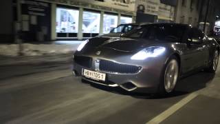 Fisker Karma  Driving at Night HD 720p [upl. by Pain845]