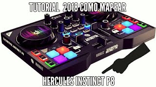 Hercules DJ Control Instinct P8 Como mapear no Virtual Dj 8 [upl. by Barbur]