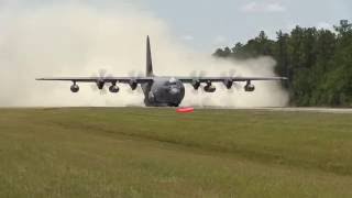 Short Runway Dirt Take Off C130 [upl. by Lede70]