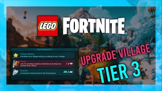 Upgrade Village Square to Level 3 in LEGO Fortnite  Full Guide [upl. by Nicolai]