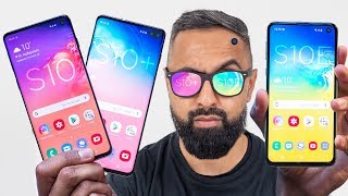 Samsung Galaxy S10 vs S10 Plus vs S10E [upl. by Cori]