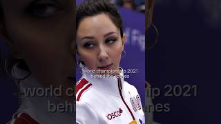 Elizaveta Tuktamysheva sport figureskating elizavetatuktamysheva worldchampionship2021 [upl. by Atalaya]