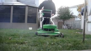 Final Lawncutting Vid  Lawnboy 8243AE Stihl FS90R and BR 550 In Action [upl. by Neehar325]