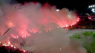 ARIS  BOCA 05082009  KLEANTHIS VIKELIDIS team entrance ΕΙΣΟΔΟΣ ΟΜΑΔΩΝ [upl. by Georgi777]