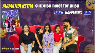 Mamatha Netha surprise meet with Aqsa🥰 spent happening timeAqsa is so happyfatherlovedreamhappy [upl. by Brelje267]