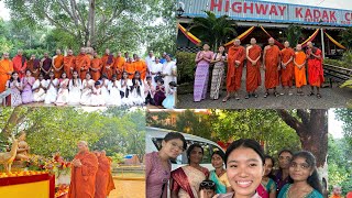 Visited Beautiful Buddhist Monastery In Karnataka  Moggi Sisters [upl. by Irami]