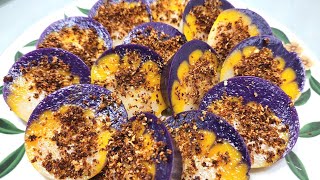 How To Make SapinSapin  Delicious Filipino Kakanin Recipe [upl. by Bill]