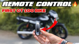 Remote Control Installation in Bajaj CT 100 Bike [upl. by Nnelg468]