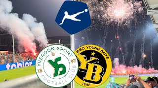 YverdonSport vs YB  Stadion Vlog  YB BLEIBT WEITERHIN SIEGLOS🫣 [upl. by Alanah593]