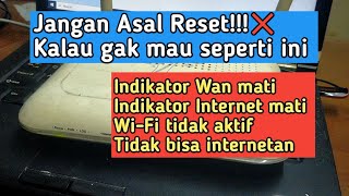 Setelah Reset Modem Router Indihome WLAN Mati [upl. by Enyaw]