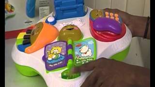 FISHER PRICE LAUGH amp LEARN MUSICAL TABLE [upl. by Acinomad]