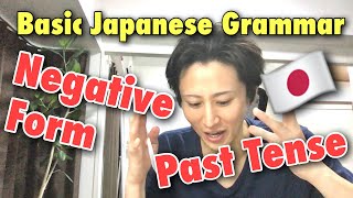 Basic Japanese Grammar Past Tense amp Negative Form in Japanese  Japanese Verb Conjugation [upl. by Judah]