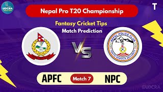 APFC VS NPC Fantasy Dream 11 prediction 2023 APFC VS NPC Dream11 Match Preview [upl. by Ayoras375]