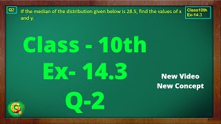 Ex 143 Q2 Class10  Statistics  Class10 Math  NCERT CBSE  Green Board Classes [upl. by Adyan]