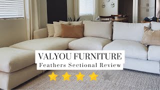 Valyou Feathers Sectional Review [upl. by Rabbi]