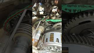 Yamaha Blaster Kick start spring pops out Roll Pin installed [upl. by Dinnie625]