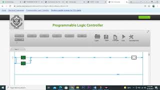 PLC logic operator motor control on virtual in copvlab [upl. by Anaidiriv740]