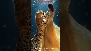 magic cheetah dress 🐆 cutfrom reactionvideo ytshort [upl. by Clarie295]