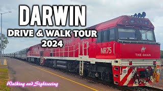 DARWIN NORTHERN TERRITORY AUSTRALIA  WALK amp DRIVE TOUR 2024  DARWIN RAIL TERMINAL  THE GHAN TRAIN [upl. by Ardried]