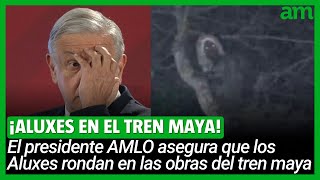 AMLO asegura que VIERON ALUXES en el Tren Maya [upl. by Id]