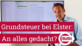 Tutorial zur GrundsteuerErklärung bei Elster Haben Sie an alles gedacht [upl. by Adora]