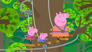 The Treetop Adventure Park 🌲  Peppa Pig Official Full Episodes [upl. by Akemed130]