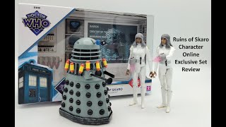 Doctor Who Action Figure Review  Ruins of Skaro  Character Online Exclusive Set [upl. by Trevar902]