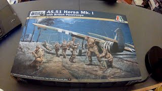 Italeri 172 AS51 Horsa Mk I Glider Unboxing Review and Rating [upl. by Assirialc]