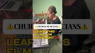 ⚠️CHURCH MUSICIANS⚠️ Learn this Eb Major Movement‼️ desaraedeemusic churchmusicians pianotutorial [upl. by Iago771]