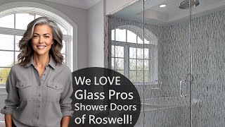 Roswell Glass Shower Doors amp Enclosures  Shower Glass Installers [upl. by Aerdnaek768]