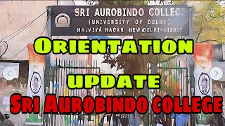 Sri Aurobindo college evening orientation kab hai class  Delhi university  Shivam vlogs [upl. by Naivaf]