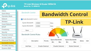 How to Limit Internet Speed of WiFi Users in TPLink Router  Bandwidth Control [upl. by Stucker528]