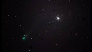 Comet Leonard with Messier 3  December 3rd 2021 [upl. by Sadiras]