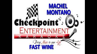 Machel Montano Fast Wine karaoke [upl. by Mitinger]