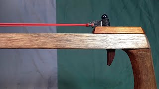 Diy Slingshot  Easy To Create Powerful and Accurate Wooden Slingshot [upl. by Rufford]