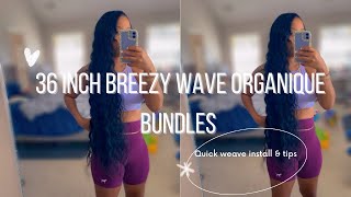 HAIR  36 inch Organique Quick Weave [upl. by Gebhardt]