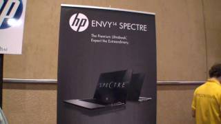 HP Envy 14 Spectre Ultrabook Hands On von der CES 2012 [upl. by Ailecara]