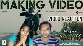 Valimai Making Video Reaction  Ajith Kumar  Yuvan  Vinoth  Boney Kapoor  Tamil Couple Reaction [upl. by Barraza]