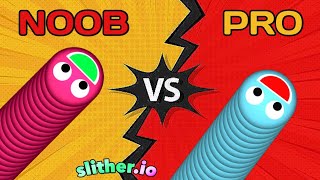 Slitherio 43000 score  Noob Vs Pro Gameplay  Game Master 360 [upl. by Konstance]