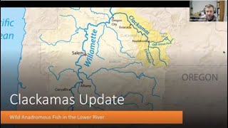 FIS3 Anadromous fish trout and lamprey species past and present within the Clackamas River Basin [upl. by Ennahs]