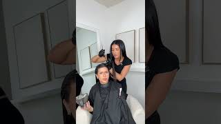 She asked me to have straight hair for life so I’m making it happen asmr hair straight [upl. by Blondell]