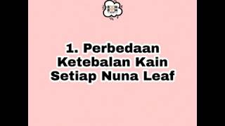 Perbedaan dan persamaan Nuna leaf grow Nuna leaf 2019 dan Nuna leaf curve  Review  boomboomrent [upl. by Asaeret]