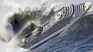 18 Crazy Videos Of Cruise Ships Caught In Massive Storms [upl. by Zoie301]